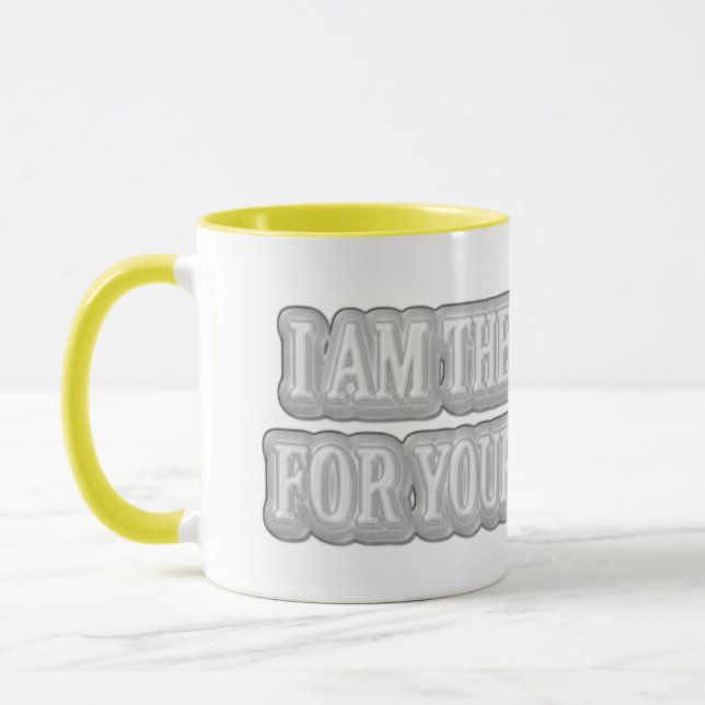 Cute Artwork Design About "I AM THE SOLUTION" Buy Mug (Left)