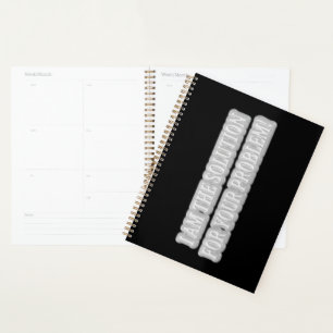 Cute Artwork Design About "I AM THE SOLUTION" Buy Planner