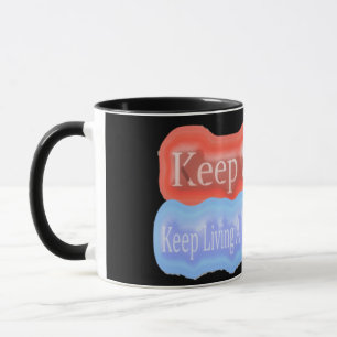 Cute Artwork Design About "Keep Smiling". Buy Mug