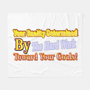 Cute Artwork Design About "Your Reality". Buy Fleece Blanket