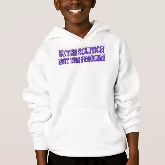 Cute Artwork Design "BE THE SOLUTION" Buy (Front)