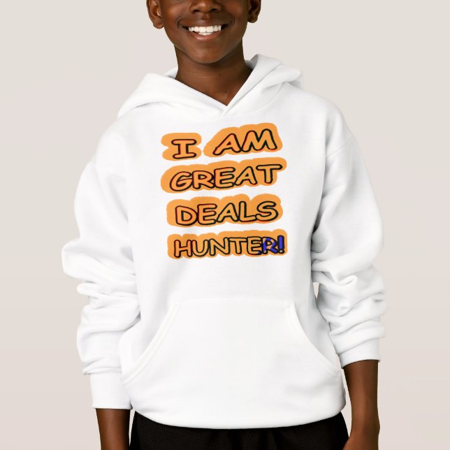  Cute Artwork Design "Great Deals Hunter" Buy Now (Front)