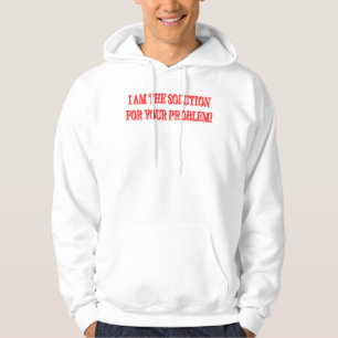 Cute Artwork Design "I AM THE SOLUTION" Buy Now Hoodie