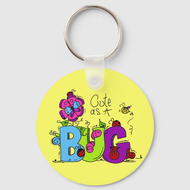 Cute as a Bug Key Ring (Front)