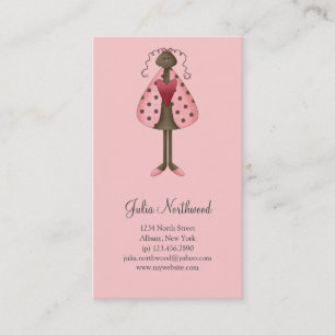 Cute as a Bug · Ladybug Doll Business Card