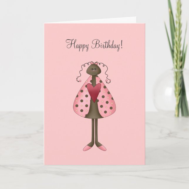 Cute as a Bug · Ladybug Doll Card (Front)