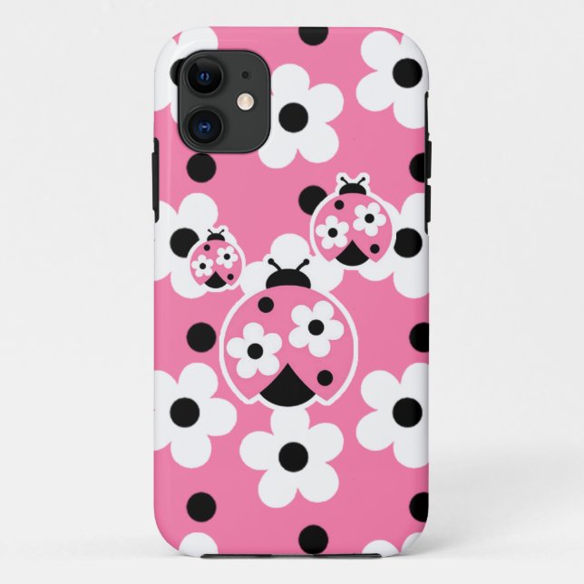 Cute As A Bug (Pink) Case-Mate iPhone Case (Back)