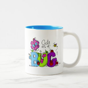Cute as a Bug Two-Tone Coffee Mug