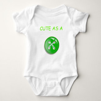 Cute as a Button Baby Bodysuit