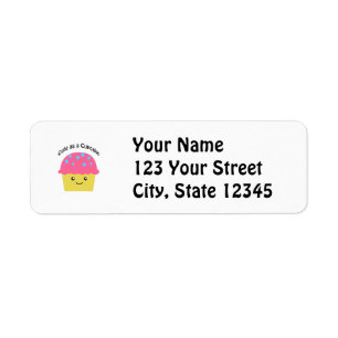 Cute as a Cupcake Return Address Label