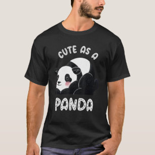 Cute As A Panda Wild Panda Bamboo T-Shirt