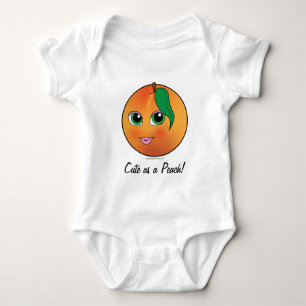 Cute as a Peach! Baby Bodysuit