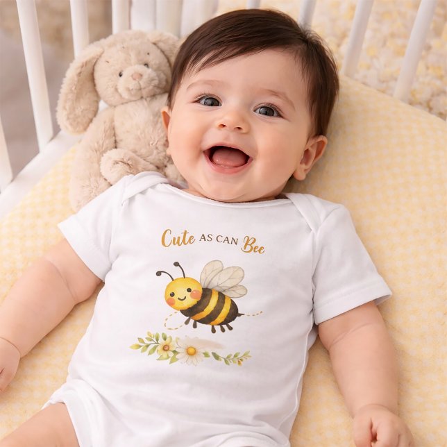 Cute as can Bee Baby  Bodysuit (Creator Uploaded)
