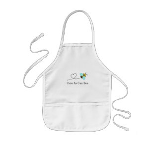 Cute as can bee, for toddlers kids apron
