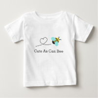 Cute as can bee, heart trail, for babies