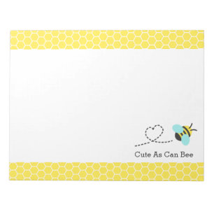 Cute as can bee, Honeycomb Pattern Notepad