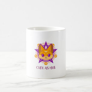 Cute as Hell Fox Coffee Mug
