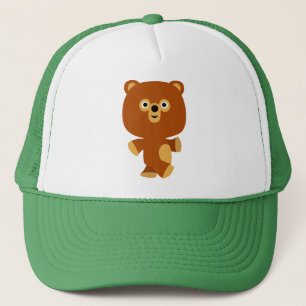 Cute Assertive Cartoon Bear Hat