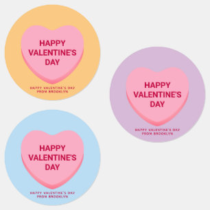 Cute assorted conversation hearts Valentine's Day