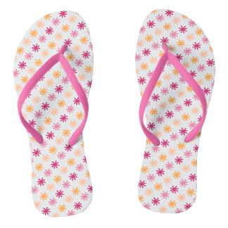 Cute asteriskS - Pinks and Oranges Thongs