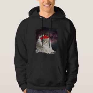 Cute Astro Space Cat In Universe Hoodie