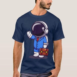 Cute Astronaut Businessman T-Shirt