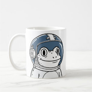 Cute Astronaut Frog Space Adventure Coffee Mug