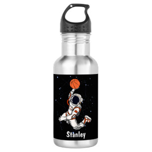 Cute Astronaut Outer Space Galaxy Basketball 532 Ml Water Bottle