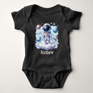 cute astronaut space bodysuit T-Shirt