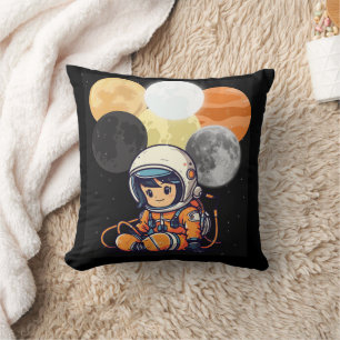 Cute Astronaut Space Pillow