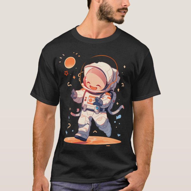 Cute Astronaut T-Shirt (Front)