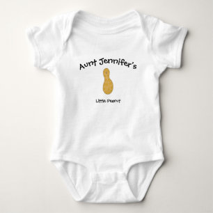 Cute Aunt Baby Newborn Little Peanut Niece Nephew Bodysuit