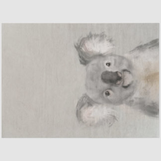 Cute Australian Koala Decoupage Tissue Paper