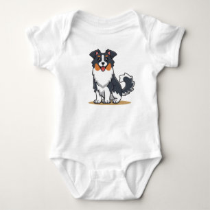 Cute Australian Shepherd-23144 Baby Bodysuit