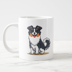 Cute Australian Shepherd-23144 Large Coffee Mug