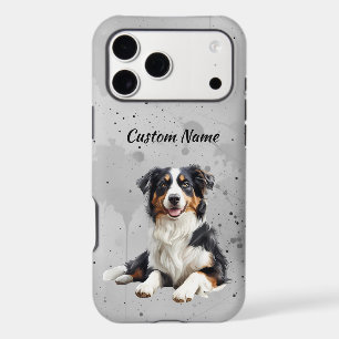 Cute Australian Shepherd Dog Pet Custom Name
