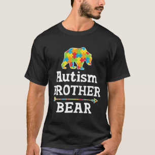 Cute Autism Awareness Brother Bear Slim Fit T-Shirt