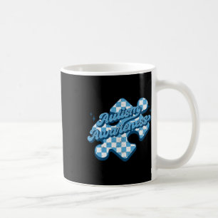 Cute Autism Awareness Puzzle Autism Mum Dad Girl B Coffee Mug