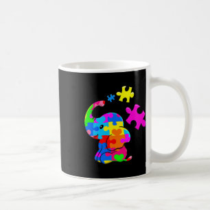 Cute Autism Elephant Autism Awareness Autistic Coffee Mug
