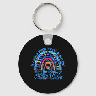 Cute Autism Mum Women Men Autism Awareness Be Kind Key Ring