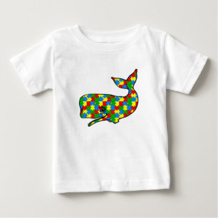 Cute Autism Puzzle Whate Tees