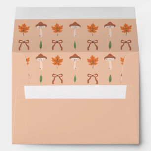 Cute Autumn Bow Pattern Envelope