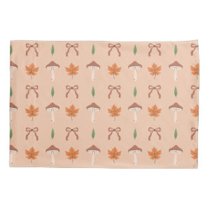 Cute Autumn Bow Pattern Pillowcase