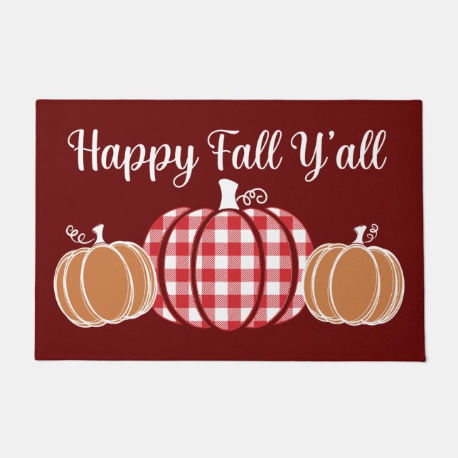 Cute Autumn Door Mat (Front)