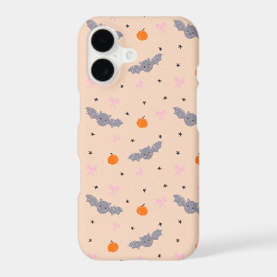 Cute Autumn Halloween Bat Pattern Phone Case