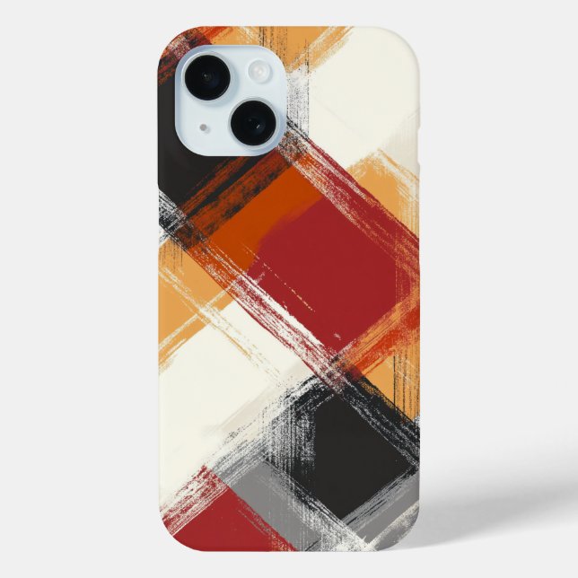 Cute Autumn Plaid Case-Mate iPhone Case (Back)