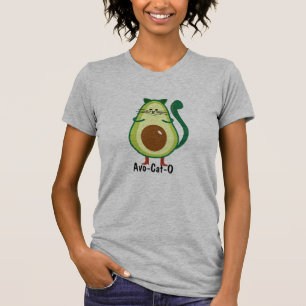 Cute Avo-Cat-O Funny Cat Avocado Lovers T-Shirt