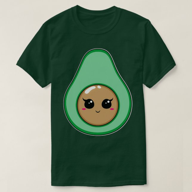 Cute Avocado 5 T-Shirt (Design Front)