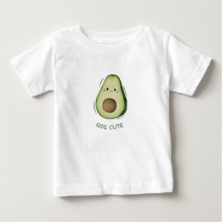 Cute Avocado Baby 100 Percent Cute Typography T-Shirt