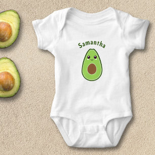 Cute Avocado Baby Bodysuit